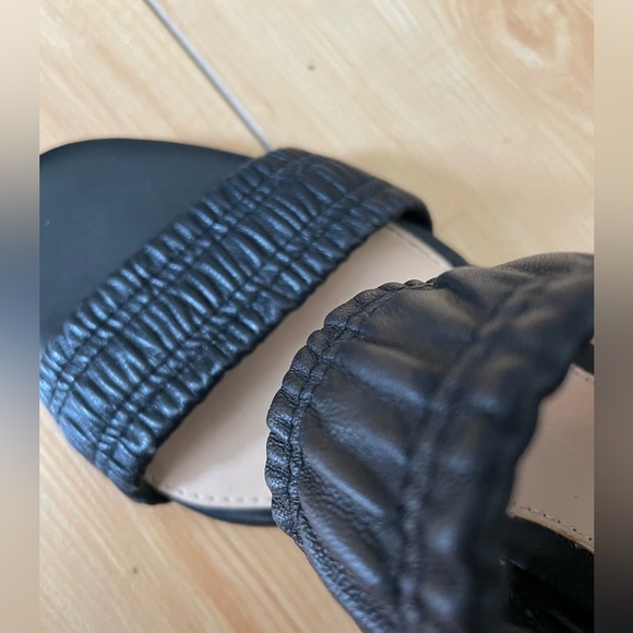 Vince Camuto Black Leather Kanitta High Heel Sandals, Sz 6. - Picture 3 of 7